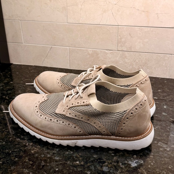 Dockers Hawking Smart Series Knit & Leather Wingtip Oxfords - Oatmeal main image 6